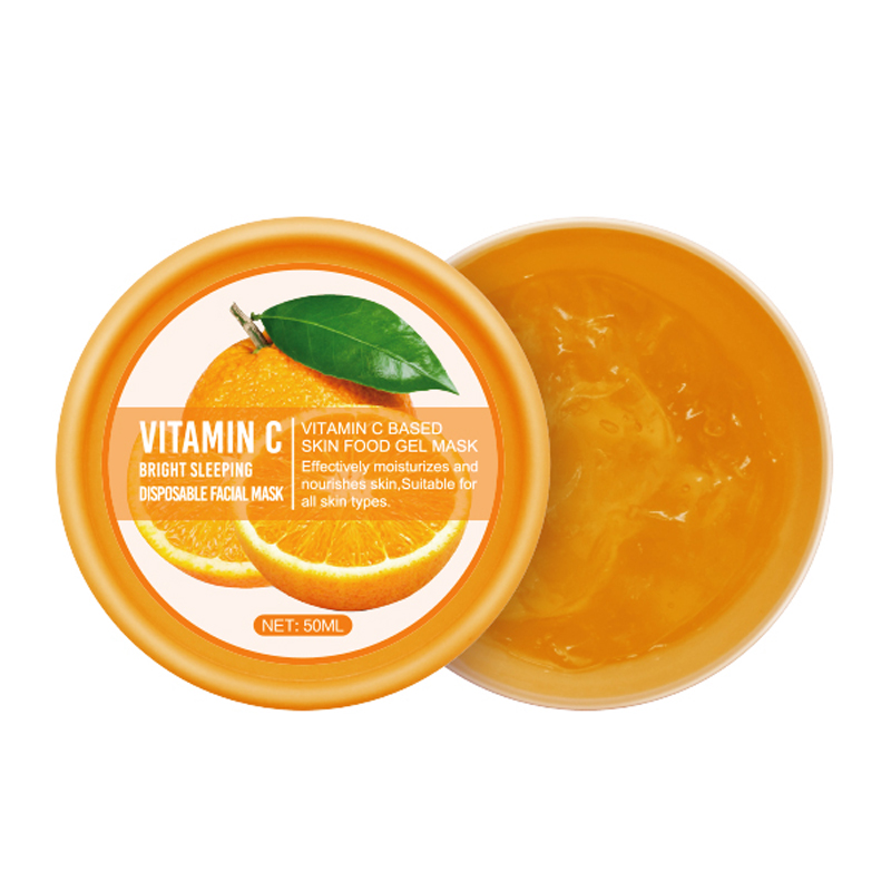 Vitamin C Sleep Skin Care Moisturizer Brightening Sleeping Overnight Facial Mask By Private Label