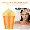 Vitamin C Ice Cream Moisturizing Skin, Acne Salt Body Scrub With Walnut Shell Powder By Factory Pice 