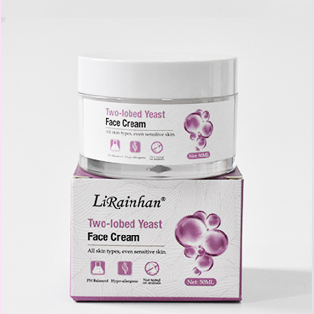 OEM ODM OBM Anti-aging Skin Dryness Nourishment Moisturizing Two-Lobed Yeast Face Cream 
