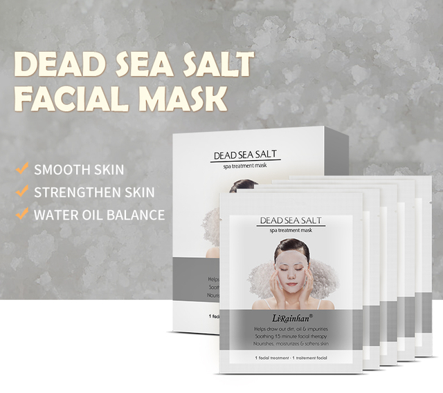  Custom Natural Anti Aging Skincare Dead Sea Salt Pore Cleansing Facial Mask