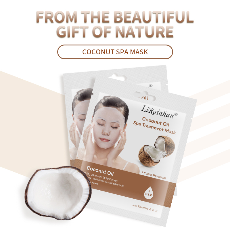  Custom Natural Coconut Oil Moisturizing and Anti Aging Facial Mask 