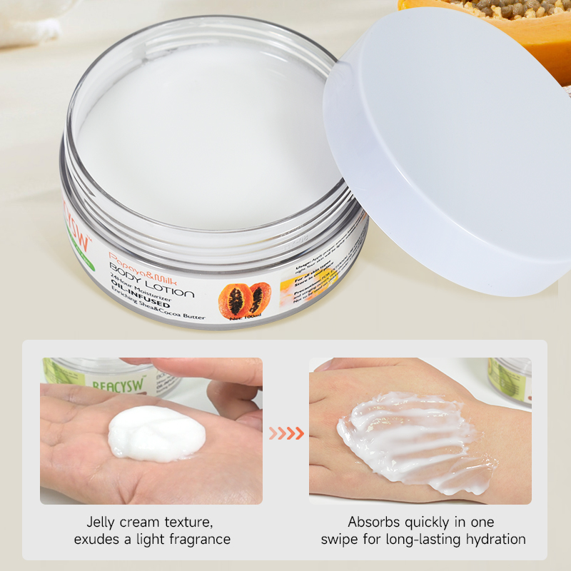 Most Effective Peeling Lotion Private Label Body Care Skin Whitening Cream 