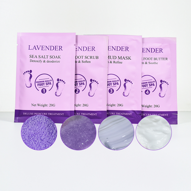 LIRAINHAN Moisturizing Exfoliating Lavender Foot Sugar Scrub