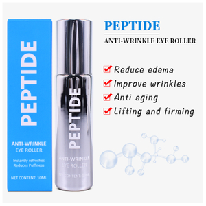 OEM ODM Peptide Eye Cream with Massage Ball - Anti Aging Eye Eye Serum for Dark Circles Puffiness Bags- Reduce Wrinkles Fine Lines
