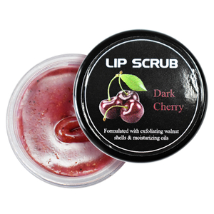 Custom logo Gentle Lip Repair Dark Cherry Lip Exfoliator Scrub and Lip Treatment 