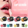 Custom logo Gentle Lip Repair Dark Cherry Lip Exfoliator Scrub and Lip Treatment 