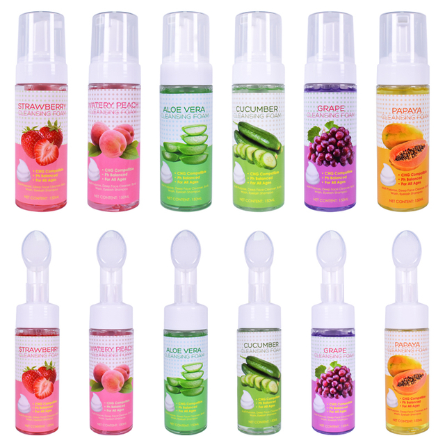  LIRAINHAN Grape Facial Cleansing Foam Cleanser