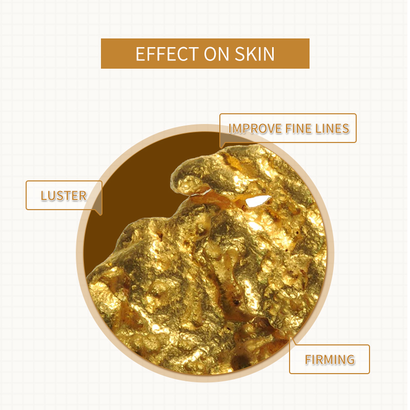  Custom Moisturizing and Hydrating 24K Gold Collagen Essence Sheet Facial Masks With Natural Plant Extract and Sodium Hyaluronate