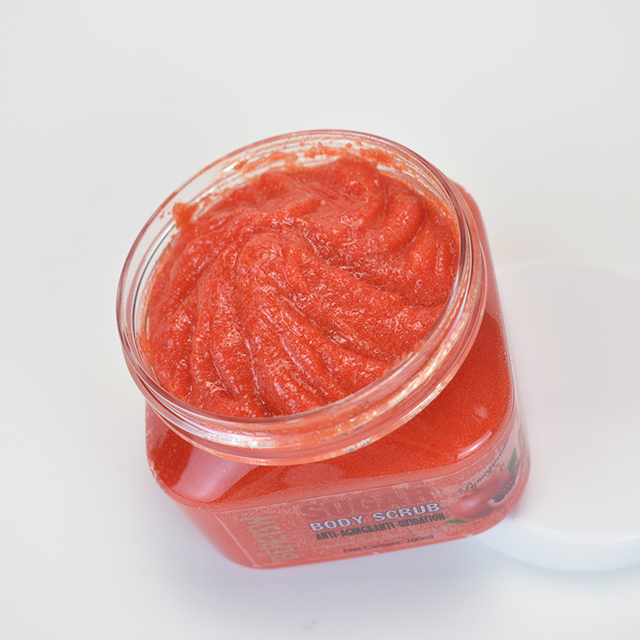 Private Label Pomegrana Natural Exfoliating Whitening Organic Body Scrub